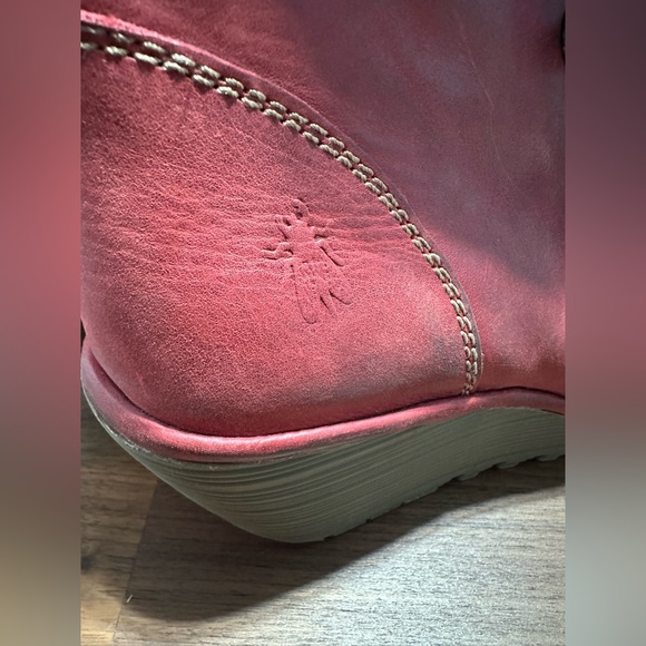 FLY LONDON leather wedge boots made in Portugal Excellent condition size 37 - Picture 7 of 15